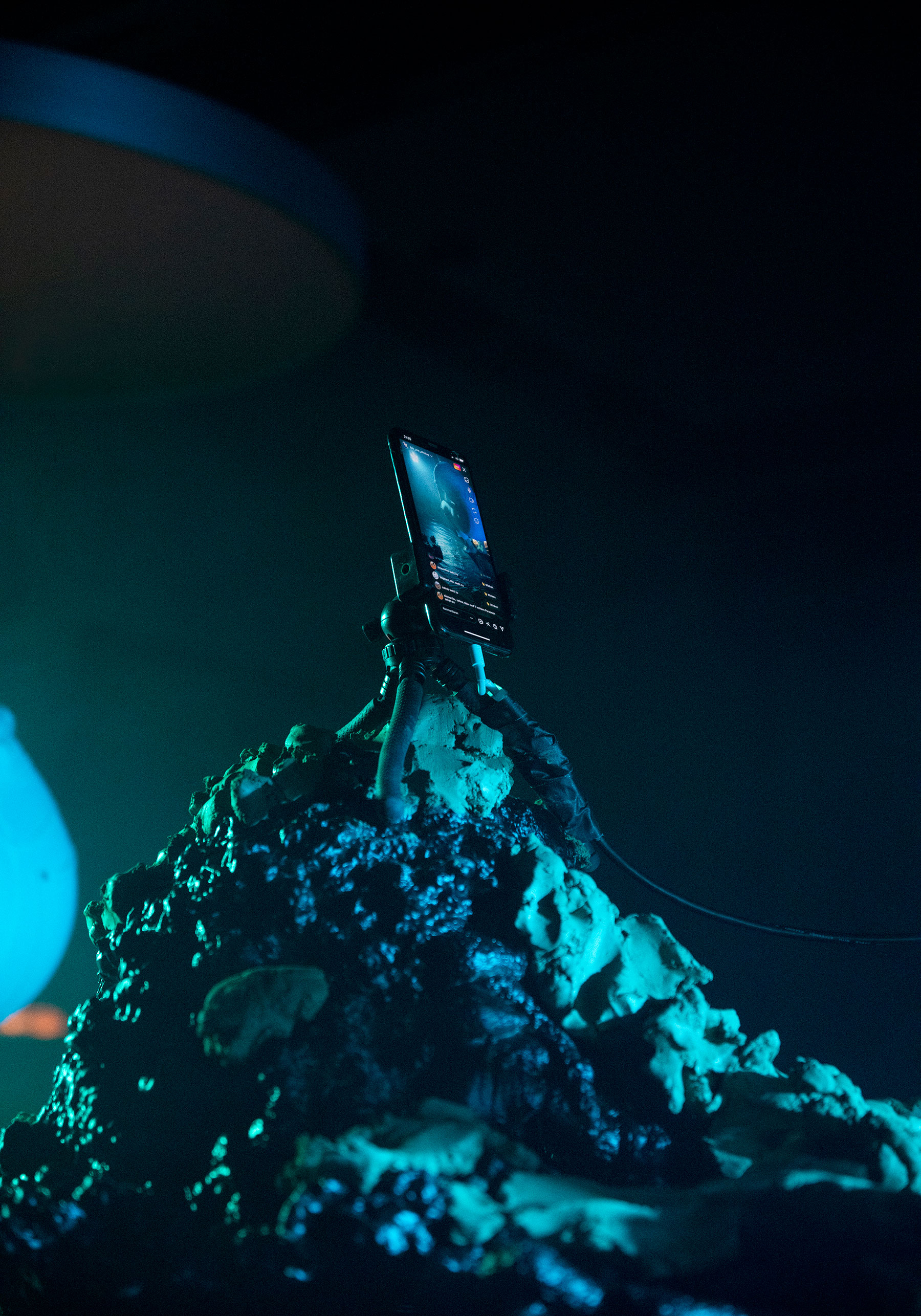 Lulu & Whiskey art ceramic performance 'there was will be', insta-live, 2023