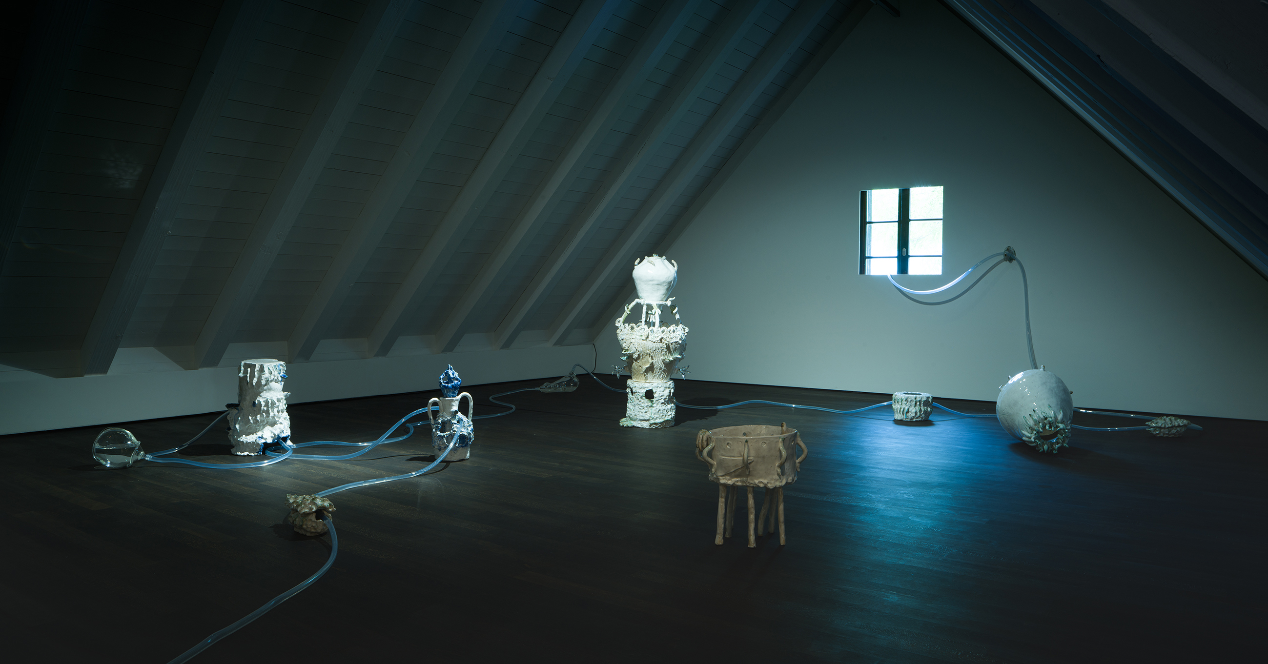 Lulu & Whiskey art ceramic performance 'Formed in Meltwater', Foto by Ralph Kühne 2025